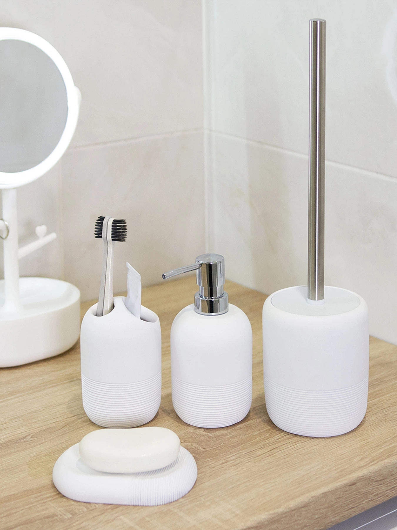 Мильниця біла Boston MBM HOME модель BA-02 WHITE Фото