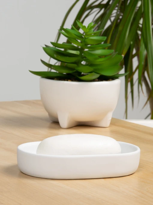 Мыльница белая Milan MBM HOME модель BA-24 WHITE Фото