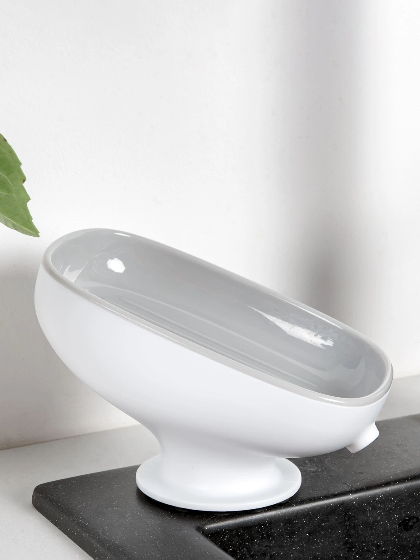 Мыльница на присоске белая с серым MBM HOME модель BP-38 WHITE/GRAY Мыльница на присоске белая с серым MBM HOME модель BP-38 WHITE/GRAY Фото