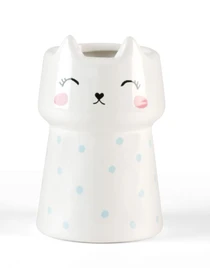 Подставка для зубных щеток и пасты белая Cute Cat MBM HOME модель BA-21 WHITE Фото