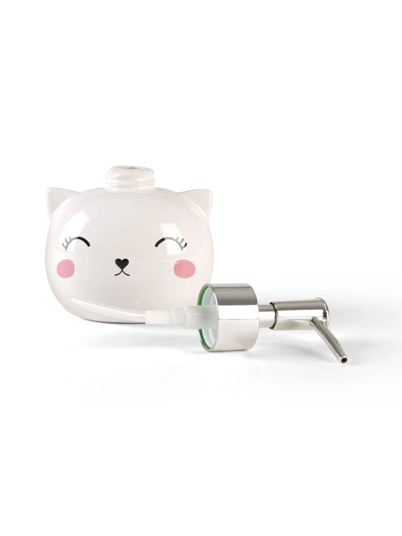 Диспенсер для рідкого мила білий Cute Cat MBM HOME модель BA-19 WHITE Диспенсер для рідкого мила білий Cute Cat MBM HOME модель BA-19 WHITE Фото