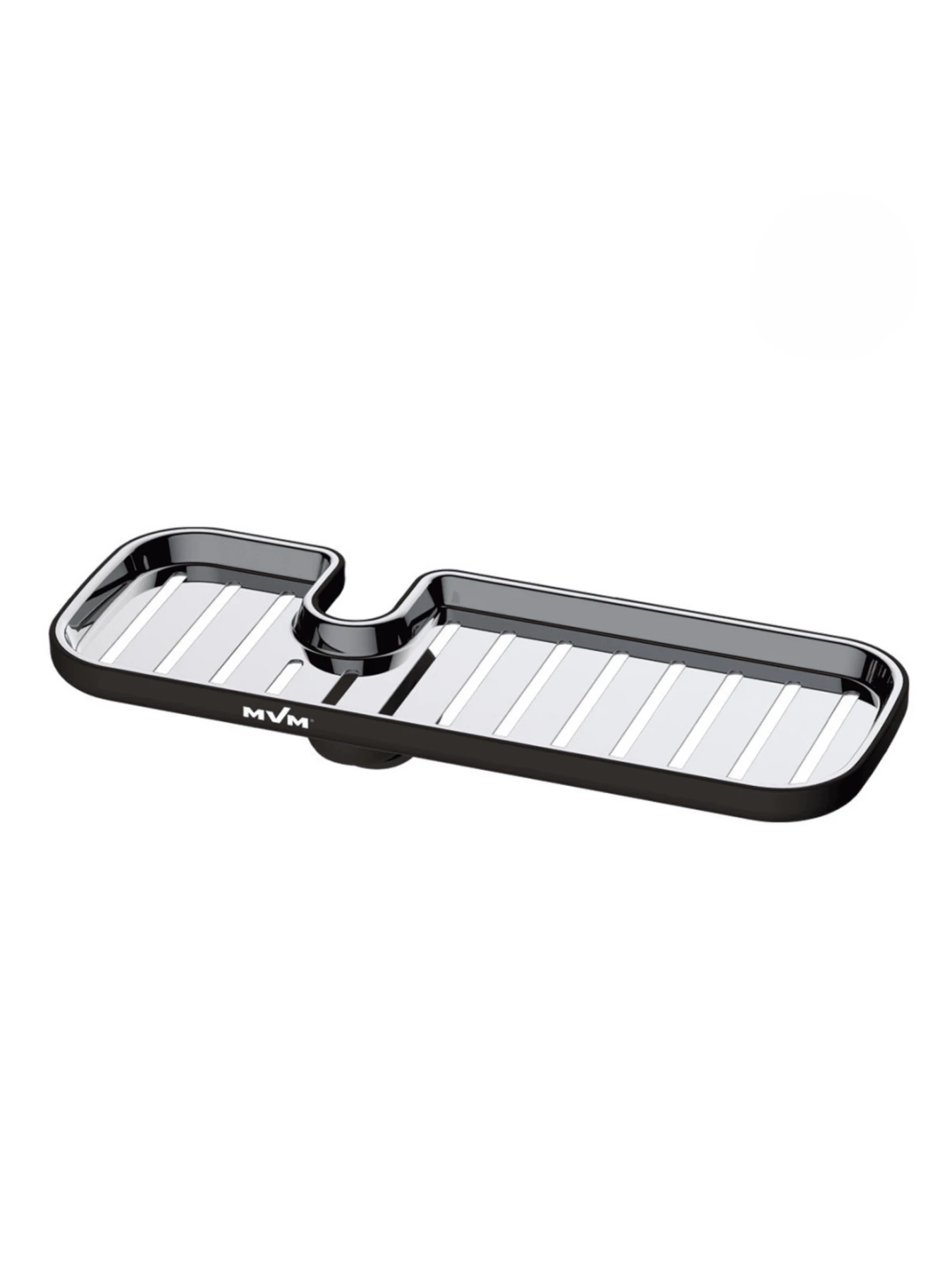 Полка на душевую штангу и смеситель с фиксатором черная MBM HOME модель BP-23 BLACK Полка на душевую штангу и смеситель с фиксатором черная MBM HOME модель BP-23 BLACK Фото