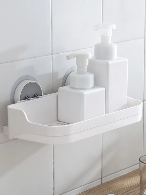 Полиця клейка біла MBM HOME модель BP-3 WHITE Фото