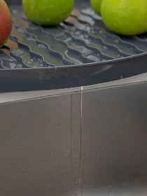 Сушарка для посуду сіра MBM HOME модель DR-01 GRAY Фото
