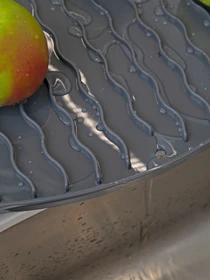 Сушарка для посуду сіра MBM HOME модель DR-01 GRAY Фото