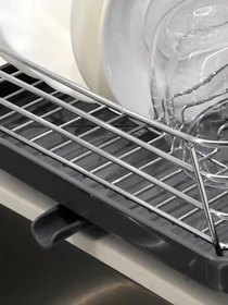 Сушарка для посуду з органайзером сіра MBM HOME модель DR-02 GRAY Фото