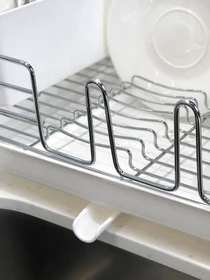 Сушилка для посуды с органайзером белая MBM HOME модель DR-02 WHITE Фото