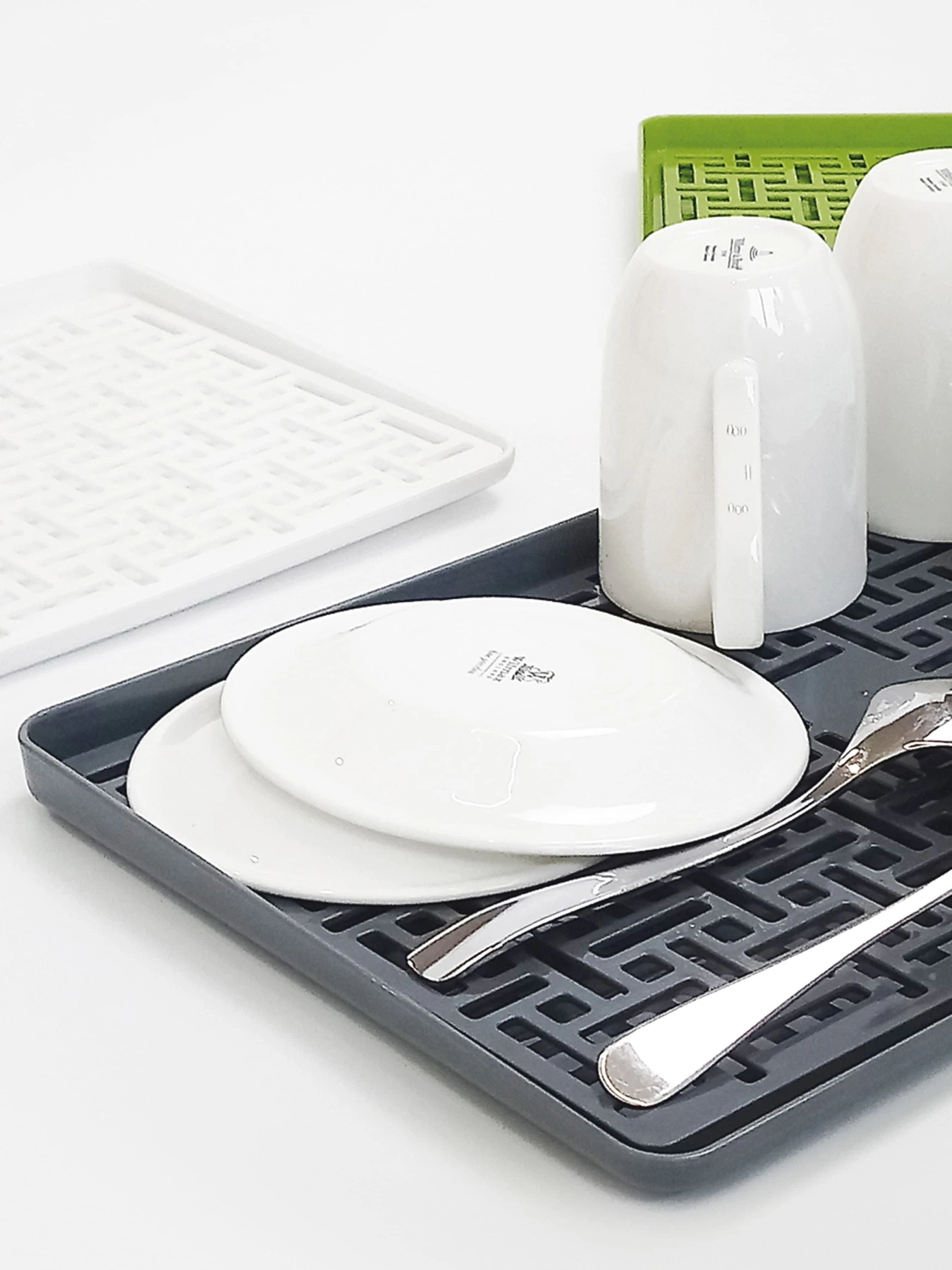 Сушилка для посуды с поддоном серая MBM HOME модель DR-04 GRAY Сушилка для посуды с поддоном серая MBM HOME модель DR-04 GRAY Фото