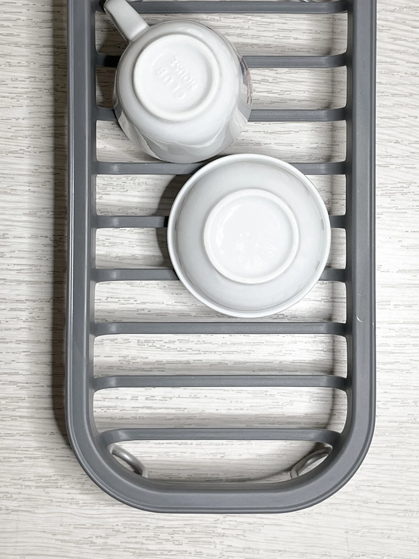 Сушилка для посуды серая MBM HOME модель DR-05 GRAY Фото