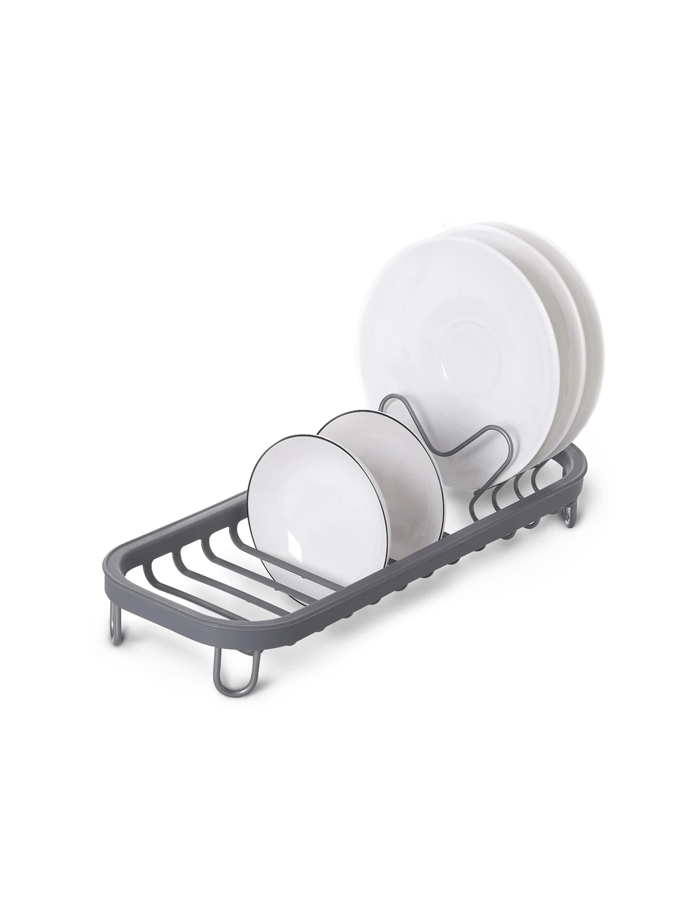 Сушилка для посуды серая MBM HOME модель DR-05 GRAY Фото