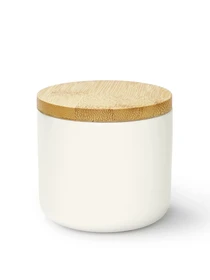 Емкость для хранения белая/дерево MBM HOME модель KP-13 S WHITE/WOOD Фото