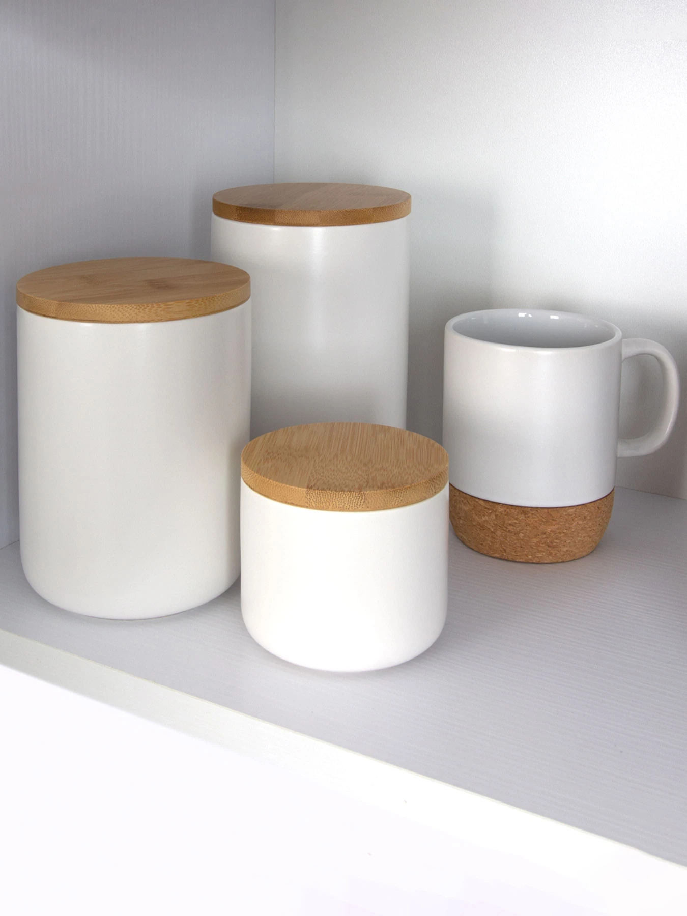 Емкость для хранения белая/дерево MBM HOME модель KP-13 L WHITE/WOOD Емкость для хранения белая/дерево MBM HOME модель KP-13 L WHITE/WOOD Фото