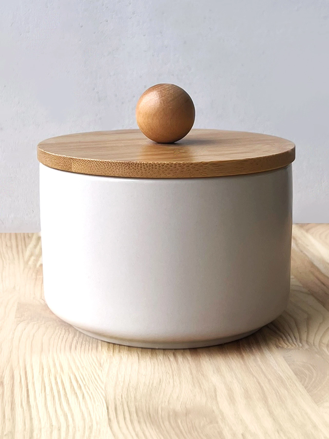 Емкость для хранения белая/дерево MBM HOME модель KP-17 WHITE/WOOD Емкость для хранения белая/дерево MBM HOME модель KP-17 WHITE/WOOD Фото