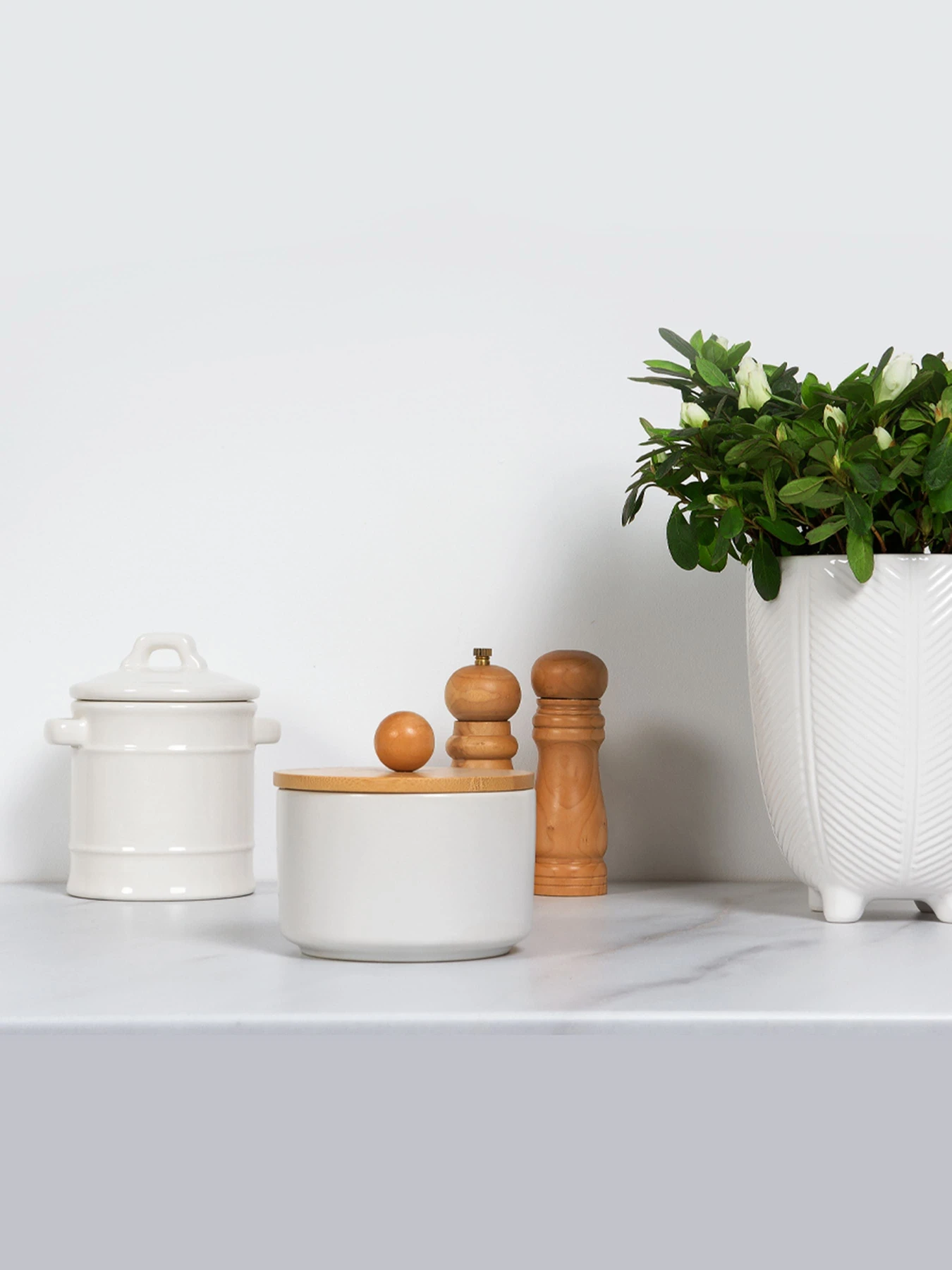 Емкость для хранения белая/дерево MBM HOME модель KP-17 WHITE/WOOD Емкость для хранения белая/дерево MBM HOME модель KP-17 WHITE/WOOD Фото