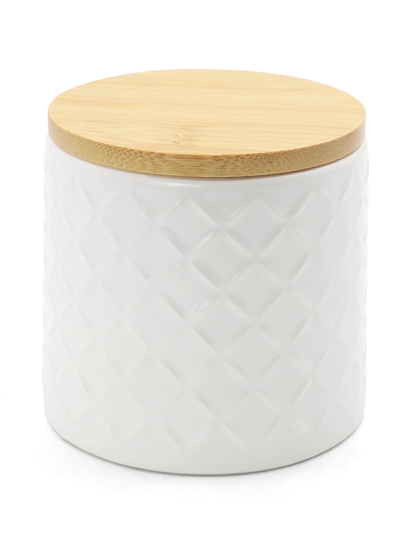 Ємність для зберігання біла/дерево MBM HOME модель KP-18 S WHITE/WOOD Ємність для зберігання біла/дерево MBM HOME модель KP-18 S WHITE/WOOD Фото