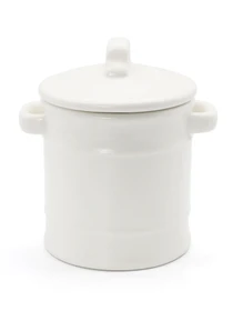 Ємність для зберігання з ручками біла MBM HOME модель KP-19 WHITE Фото