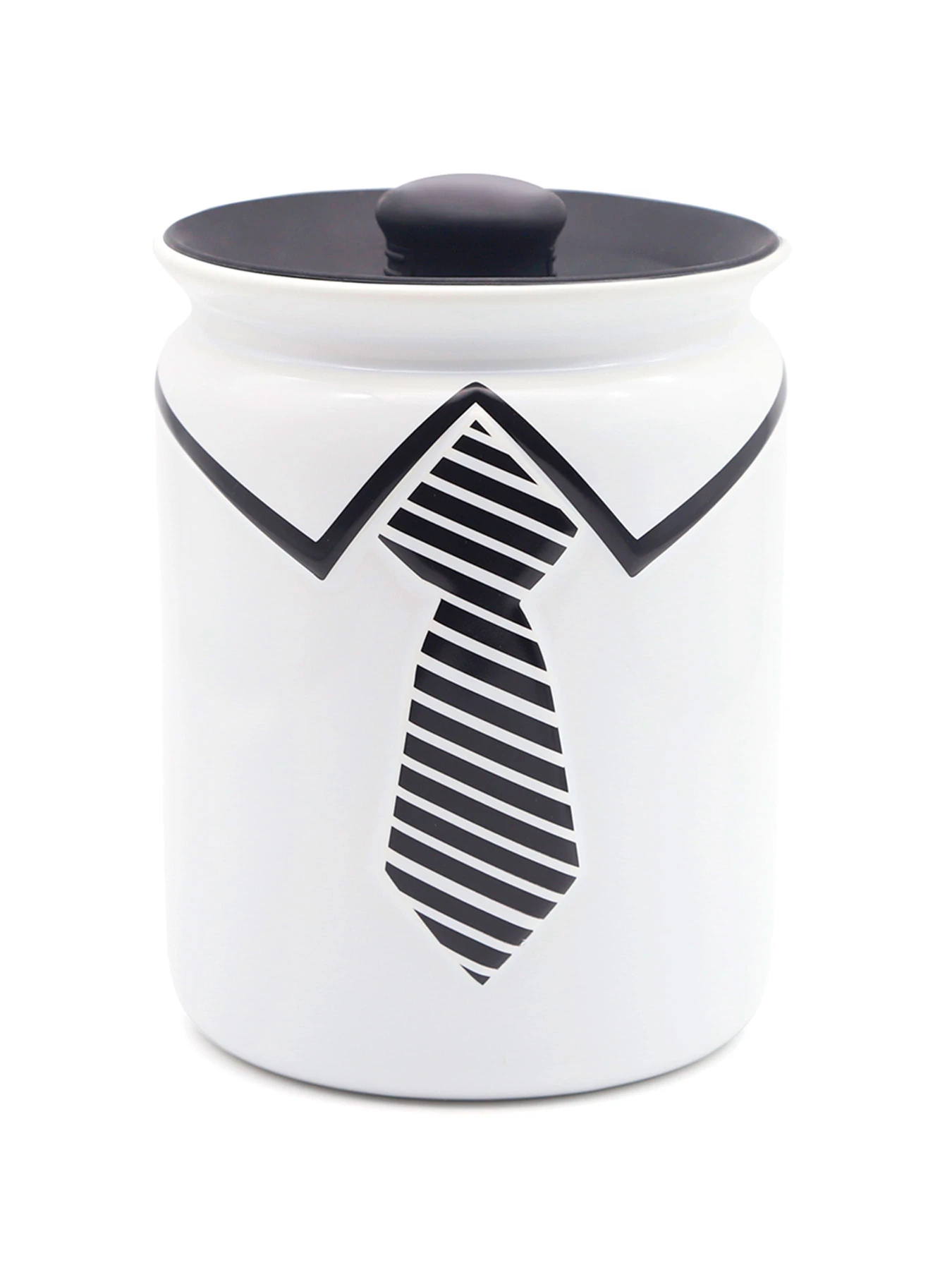 Емкость для хранения белая с черным MBM HOME модель KP-43 WHITE/BLACK Емкость для хранения белая с черным MBM HOME модель KP-43 WHITE/BLACK Фото