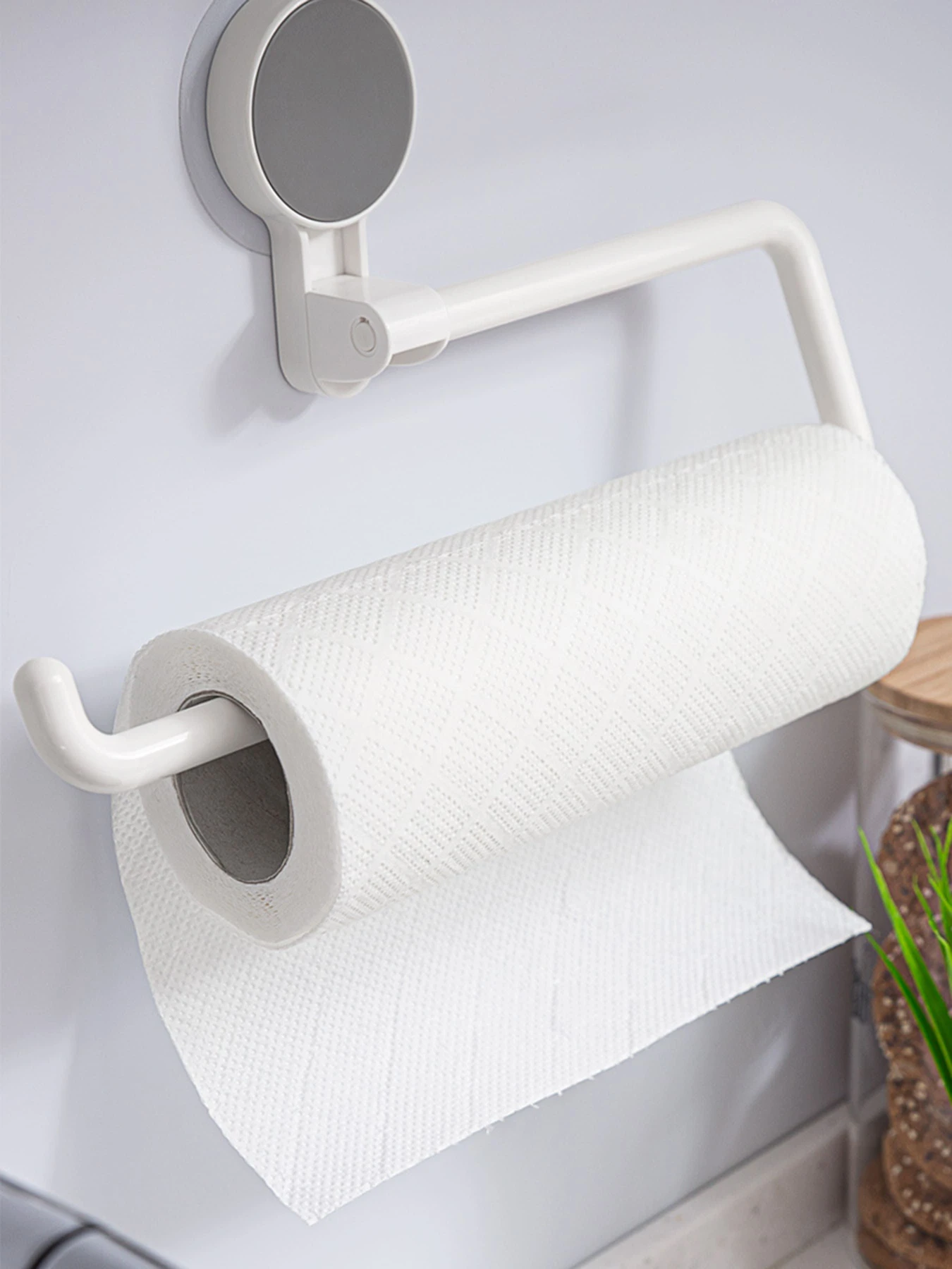 Держатель для бумажных полотенец клеящийся MBM HOME модель BP-10 WHITE Держатель для бумажных полотенец клеящийся MBM HOME модель BP-10 WHITE Фото