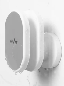 Тримач для душової лійки клейкий MBM HOME модель BP-27 WHITE/GRAY Фото