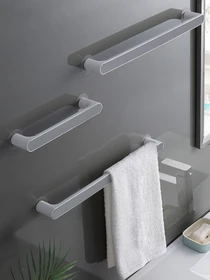 Держатель универсальный клеящийся белый с серым MBM HOME модель BP-30 WHITE/GRAY Фото
