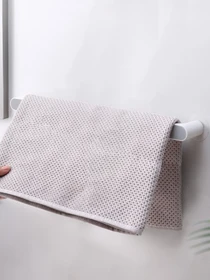 Держатель универсальный клеящийся белый с серым MBM HOME модель BP-30 WHITE/GRAY Фото