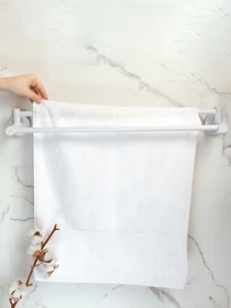 Тримач для рушників подвійний клейкий MBM HOME модель BP-31 WHITE Фото