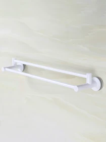 Тримач для рушників подвійний клейкий MBM HOME модель BP-31 WHITE Фото