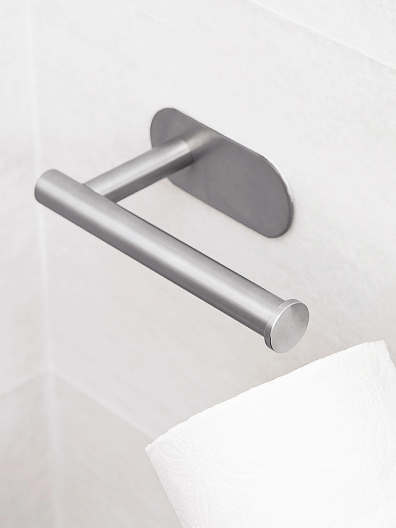 Держатель для туалетной бумаги клеящийся из нержавеющей стали MBM HOME модель BSS-1 SS Держатель для туалетной бумаги клеящийся из нержавеющей стали MBM HOME модель BSS-1 SS Фото