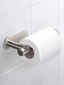 Держатель для туалетной бумаги клеящийся из нержавеющей стали MBM HOME модель BSS-1 SS Фото