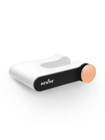 Держатель для фена клеящийся белый с черным MBM HOME модель BP-32 WHITE/BLACK Фото