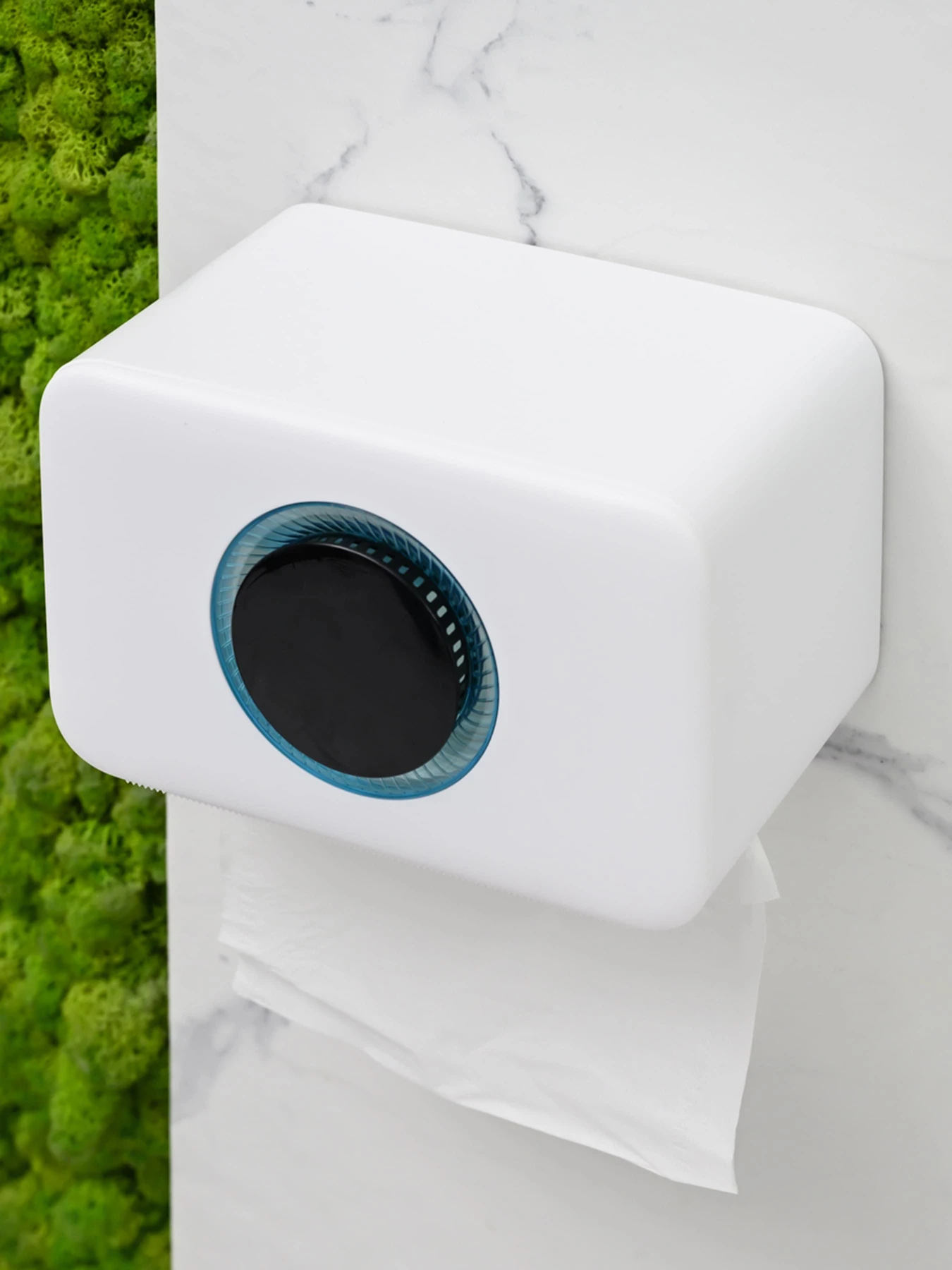 Тримач для туалетного паперу з отвором для аромасаше MBM HOME модель BP-41 WHITE/GRAY Фото