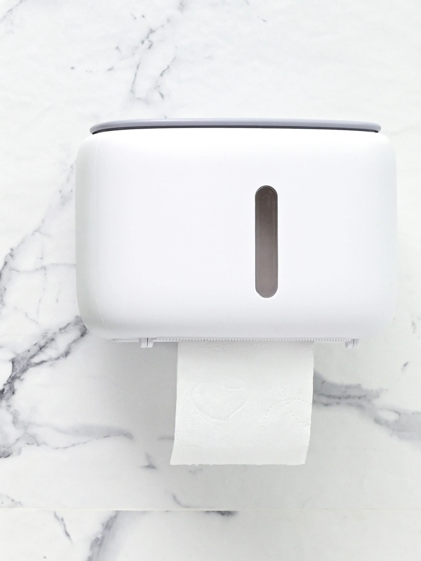 Тримач для туалетного паперу білий з сірим MBM HOME модель BP-43 WHITE/GRAY Тримач для туалетного паперу білий з сірим MBM HOME модель BP-43 WHITE/GRAY Фото