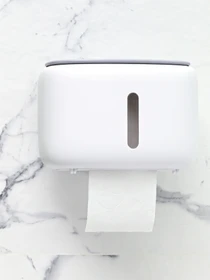 Тримач для туалетного паперу білий з сірим MBM HOME модель BP-43 WHITE/GRAY Фото