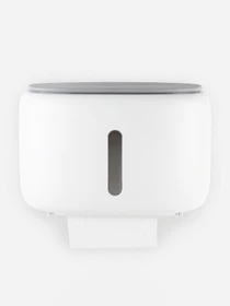Тримач для туалетного паперу білий з сірим MBM HOME модель BP-43 WHITE/GRAY Фото