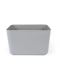 Ящик для хранения без крышки пластиковый серый MBM HOME модель FH-11 S GRAY Фото