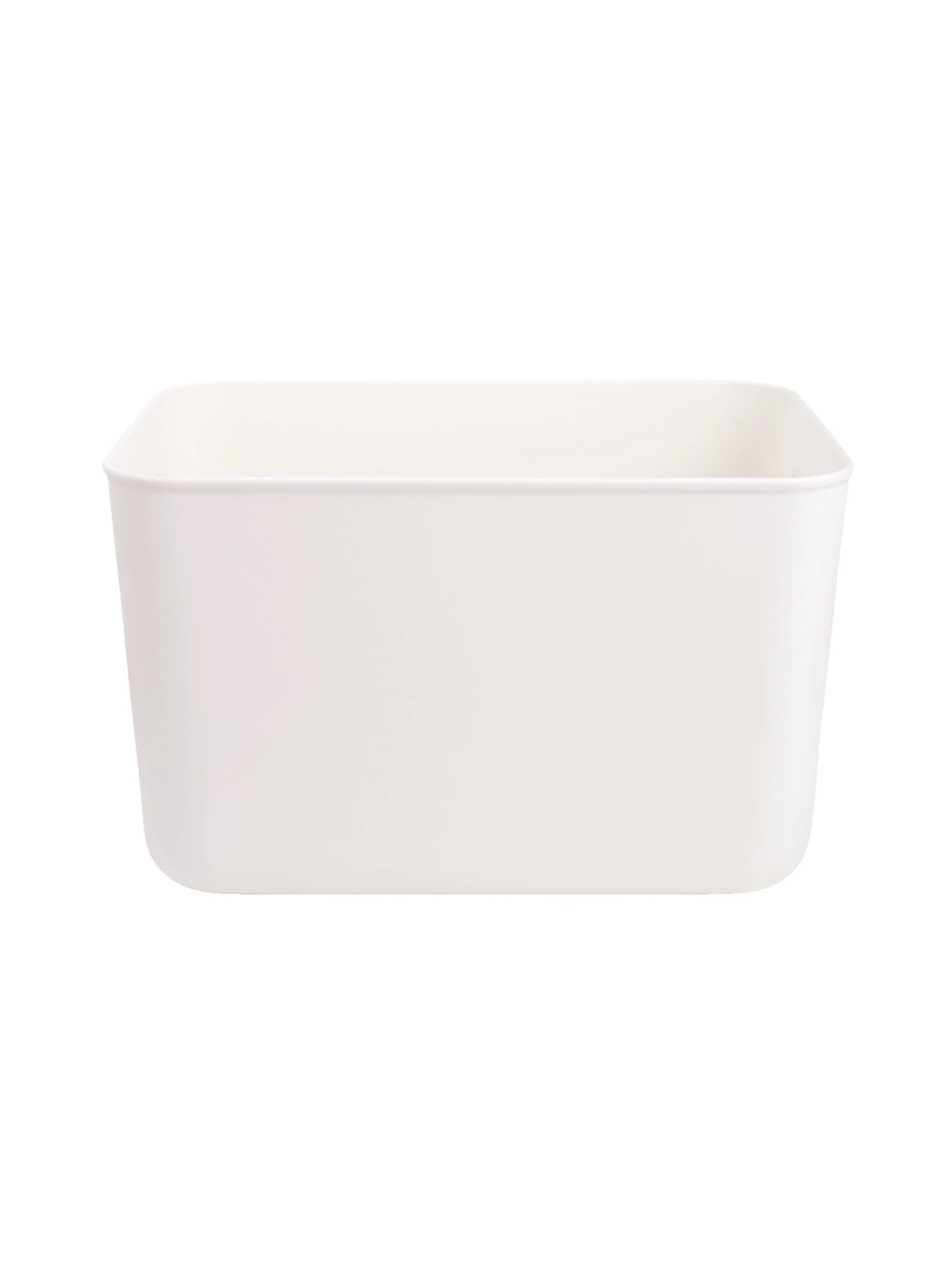 Ящик для хранения без крышки пластиковый белый MBM HOME модель FH-11 S WHITE Фото