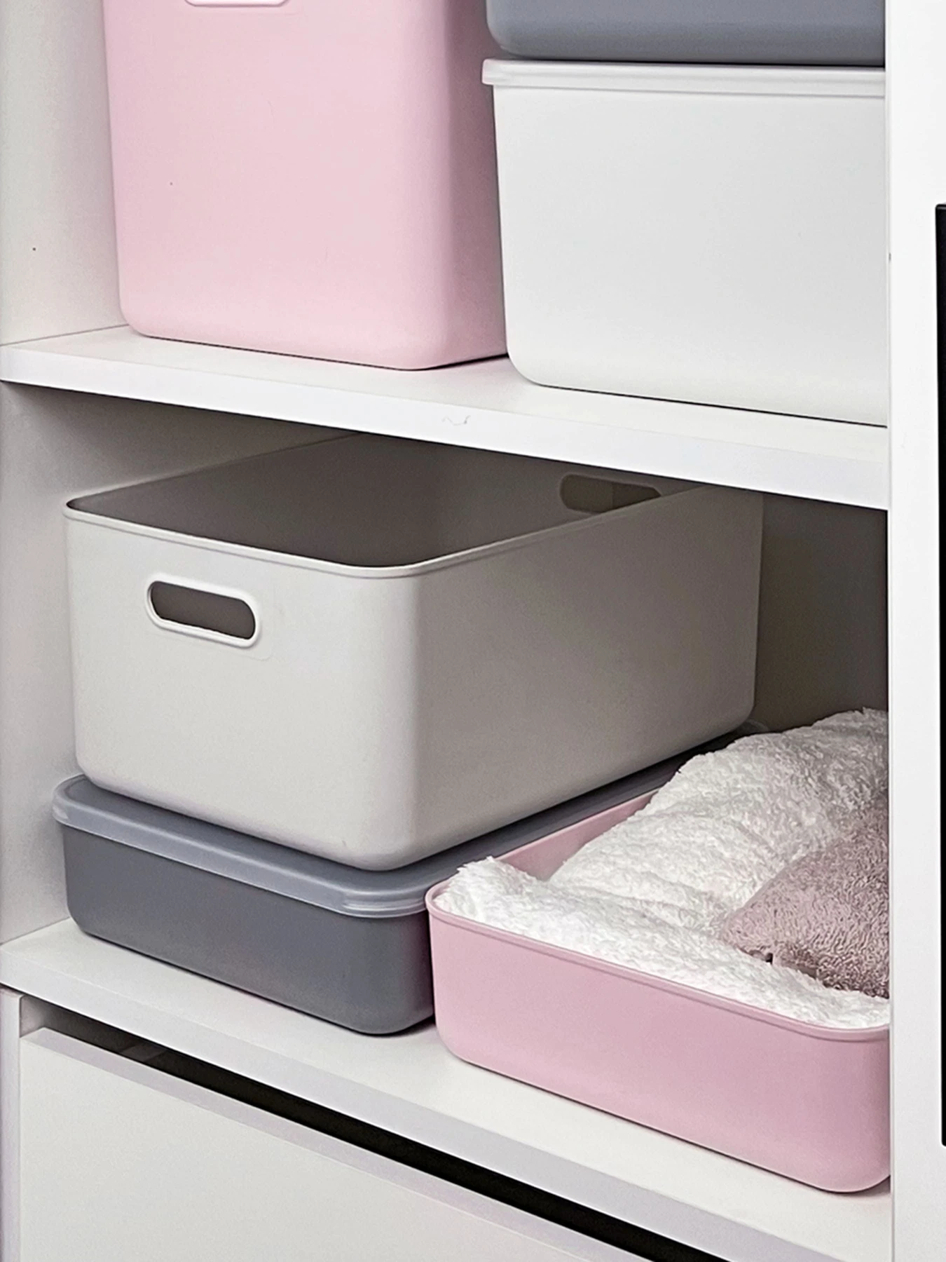 Ящик для хранения без крышки пластиковый серый MBM HOME модель FH-13 XL GRAY Ящик для хранения без крышки пластиковый серый MBM HOME модель FH-13 XL GRAY Фото