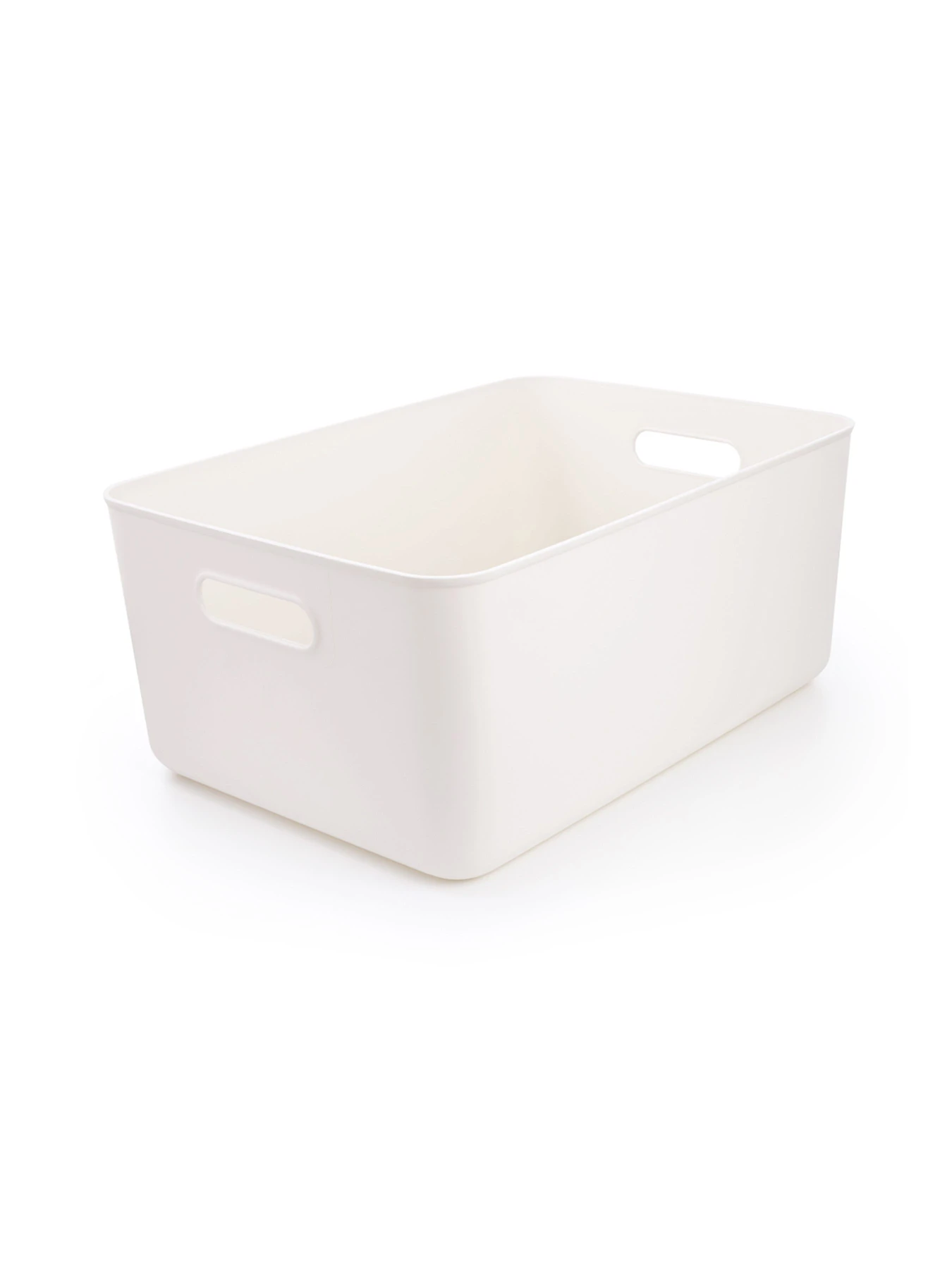 Ящик для хранения без крышки пластиковый белый MBM HOME модель FH-13 XL WHITE Ящик для хранения без крышки пластиковый белый MBM HOME модель FH-13 XL WHITE Фото