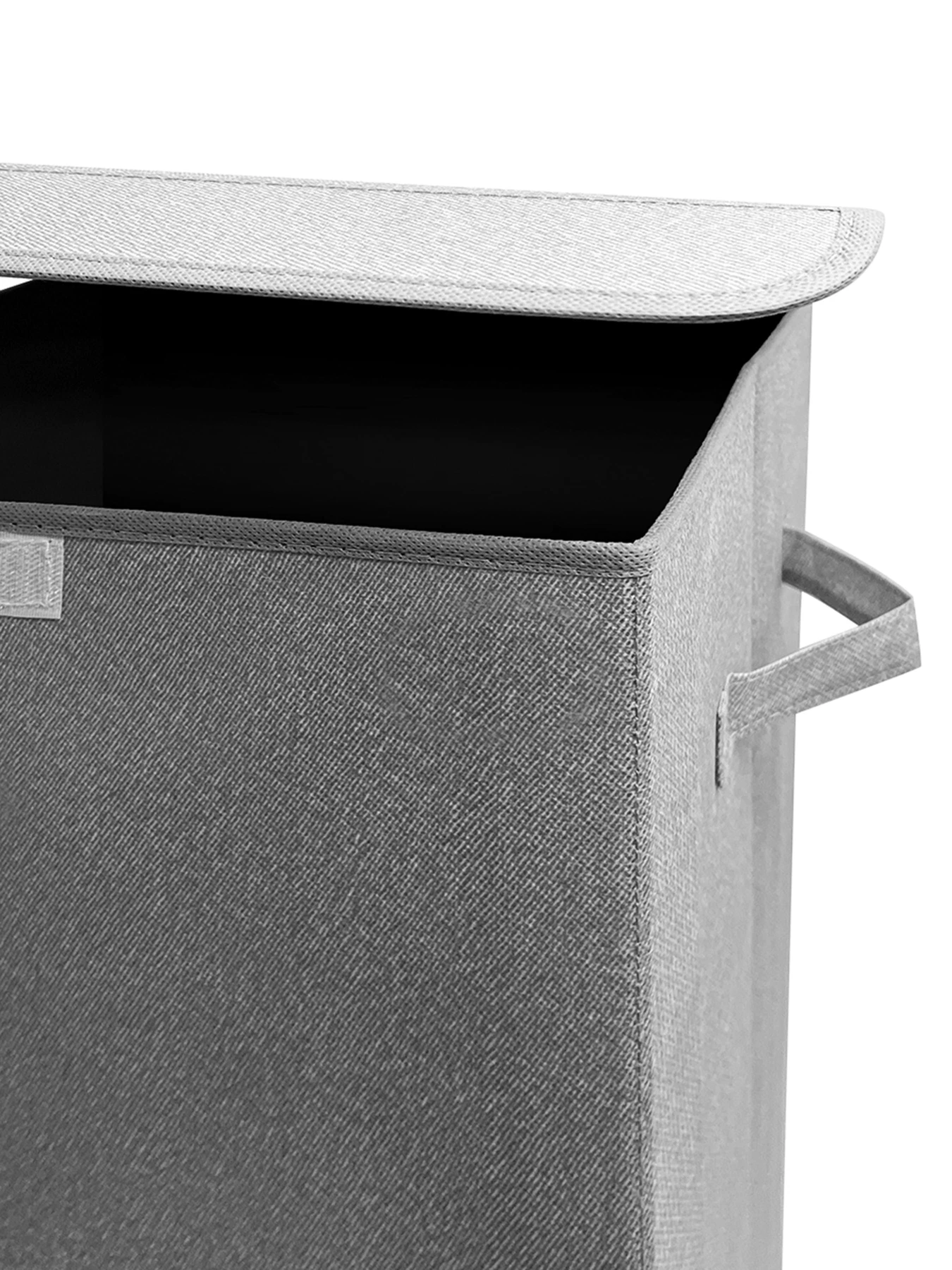 Ящик для зберігання текстильний сірий MBM HOME модель TH-02 GRAY Ящик для зберігання текстильний сірий MBM HOME модель TH-02 GRAY Фото