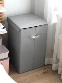 Ящик для зберігання текстильний сірий MBM HOME модель TH-02 GRAY Фото