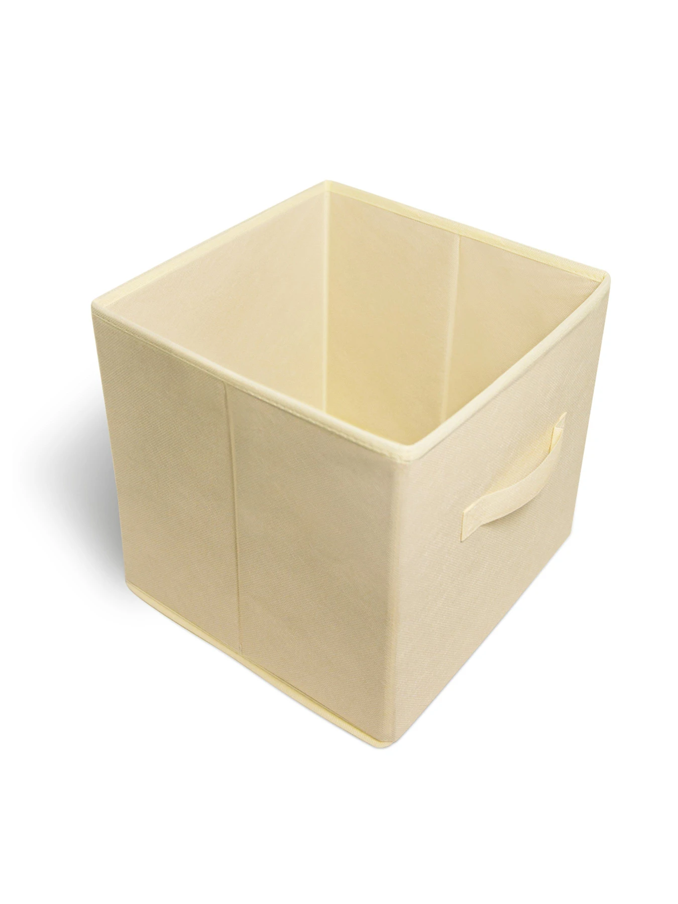 Ящик для зберігання квадратний бежевий MBM HOME модель TH-08 BEIGE Ящик для зберігання квадратний бежевий MBM HOME модель TH-08 BEIGE Фото