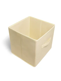 Ящик для зберігання квадратний бежевий MBM HOME модель TH-08 BEIGE Фото