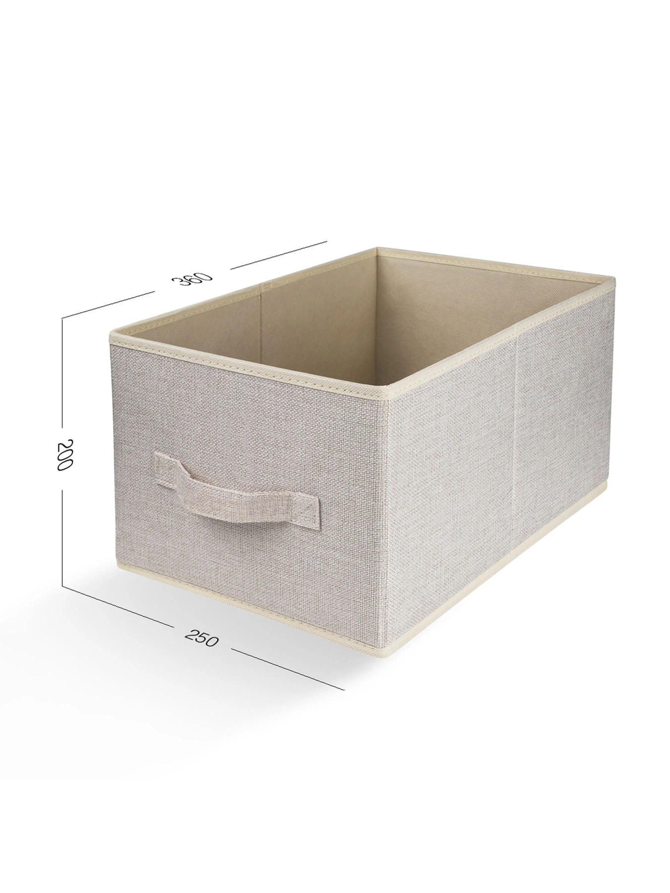 Ящик для хранения квадратный кремовый MBM HOME модель TH-30 CREAM Ящик для хранения квадратный кремовый MBM HOME модель TH-30 CREAM Фото