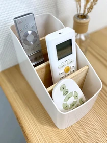 Органайзер для мелочей белый MBM HOME модель FH-01 WHITE/WOOD Фото