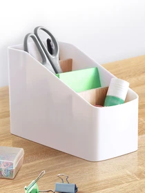 Органайзер для мелочей белый MBM HOME модель FH-01 WHITE/WOOD Фото
