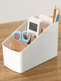 Органайзер для мелочей белый MBM HOME модель FH-01 WHITE/WOOD Фото