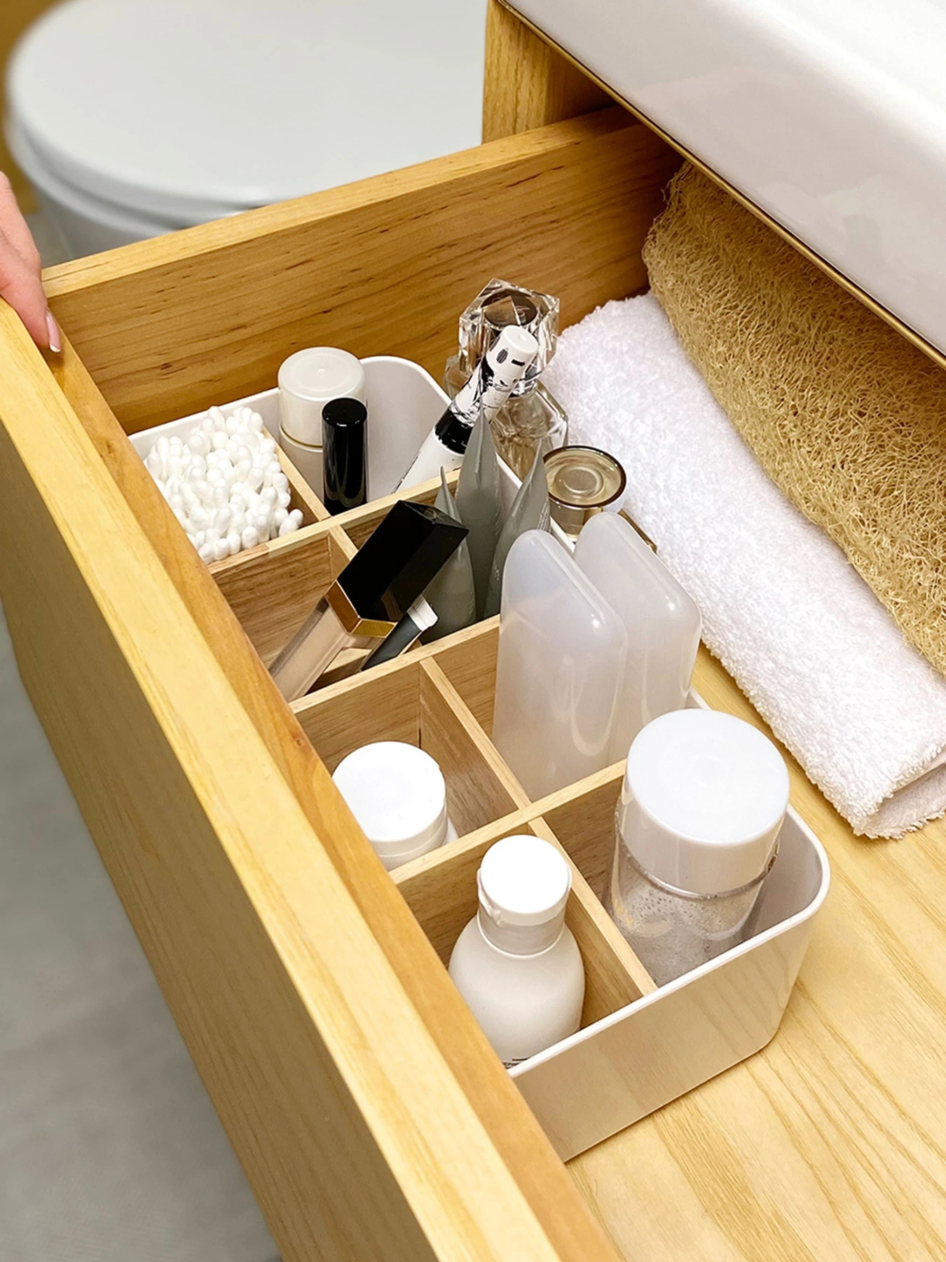 Органайзер для мелочей белый MBM HOME модель FH-03 WHITE/WOOD Органайзер для мелочей белый MBM HOME модель FH-03 WHITE/WOOD Фото
