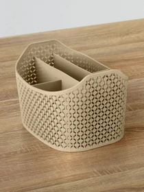 Органайзер настольный светло-коричневый MBM HOME модель FH-09 LIGHT BROWN Фото