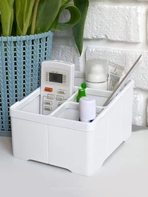 Органайзер настільний білий MBM HOME модель FH-18 WHITE Фото