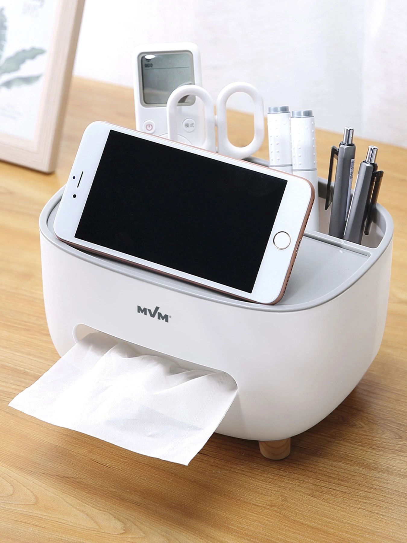 Органайзер универсальный белый с серым MBM HOME модель FH-19 WHITE/GRAY Органайзер универсальный белый с серым MBM HOME модель FH-19 WHITE/GRAY Фото